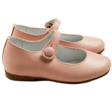 Pepa London Pink Leather Mary Jane Shoes