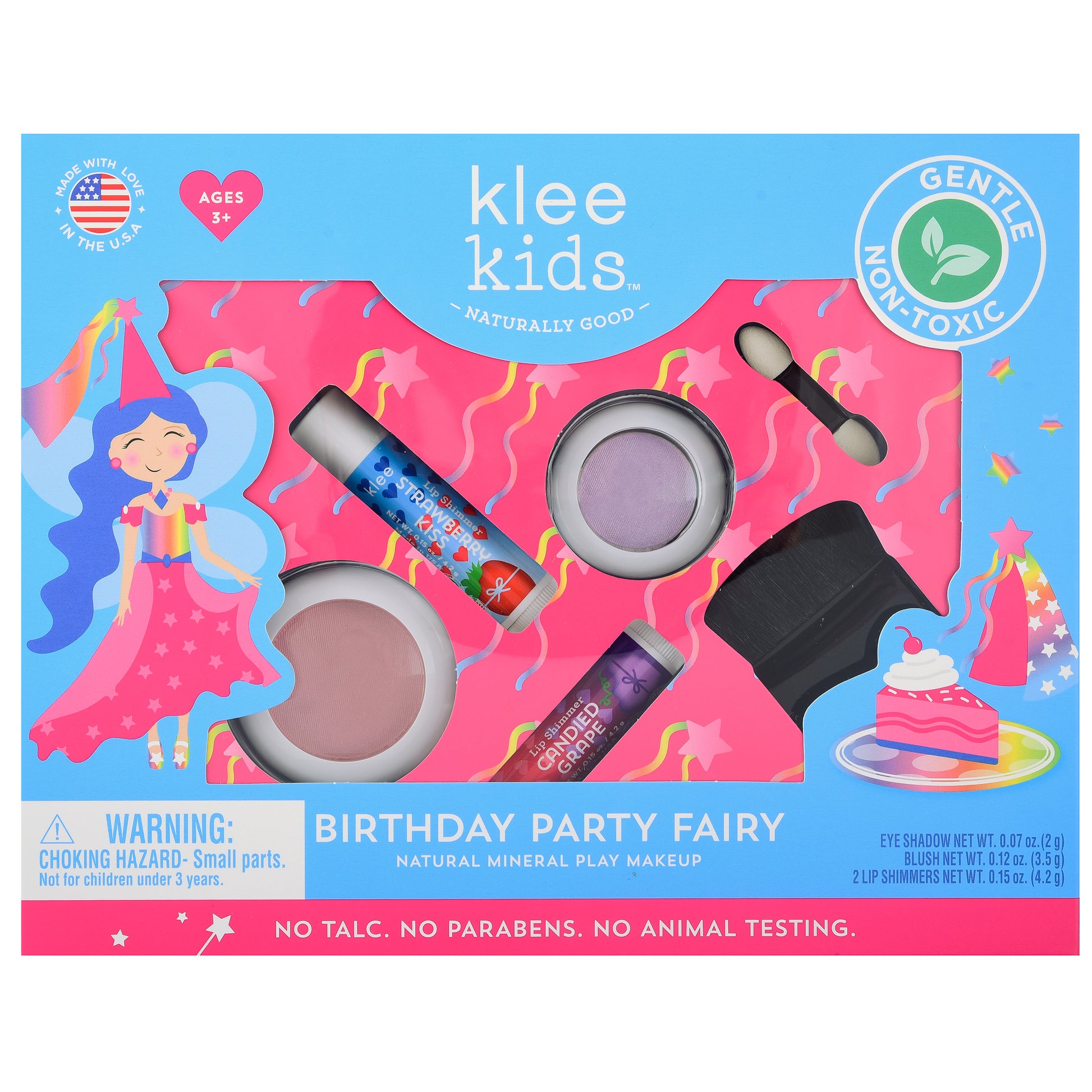 Klee Birthday Party Fairy Natural Mineral Makeup Kit