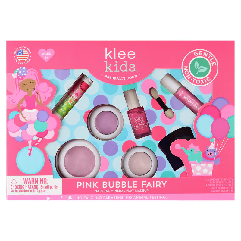 Klee Naturals Pink Bubble Fairy Play Makeup Set