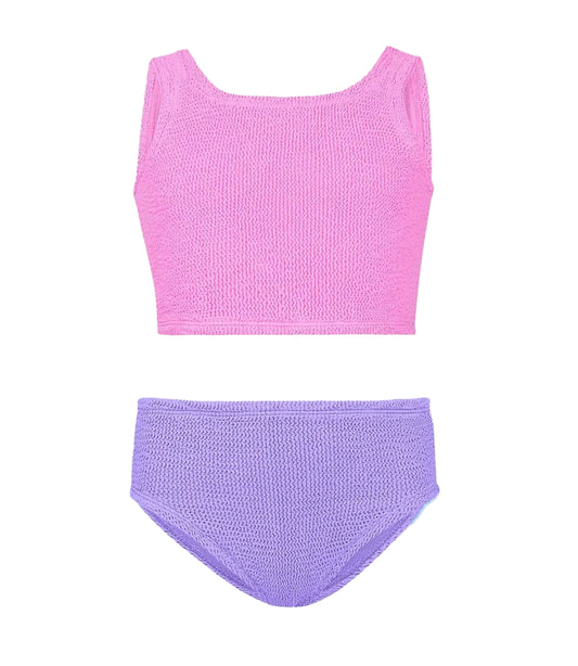 Hunza G Duo Lyra Bikini- Bubblegum and Lilac