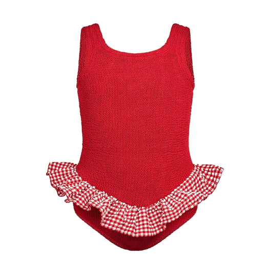 Hunza G Duo Denise Swimsuit- Red