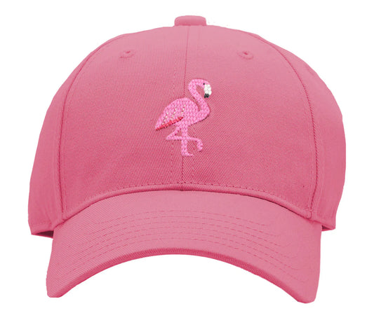 Needlepoint Flamingo Hat- Bright Pink