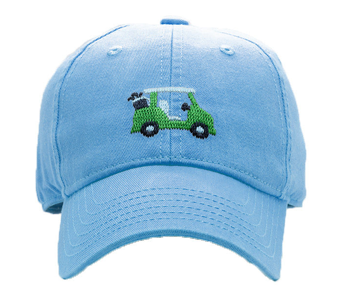 Needlepoint Needlepoint Golf Cart Hat - Blue