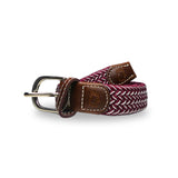 Roostas The Lil' Biloxi Chevron Woven Stretch Belt