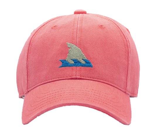 Needlepoint Shark Fin Hat - Red