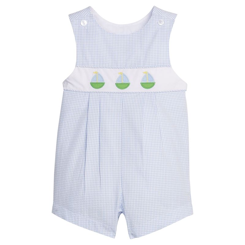 Little English Vintage Romper- Sailboats