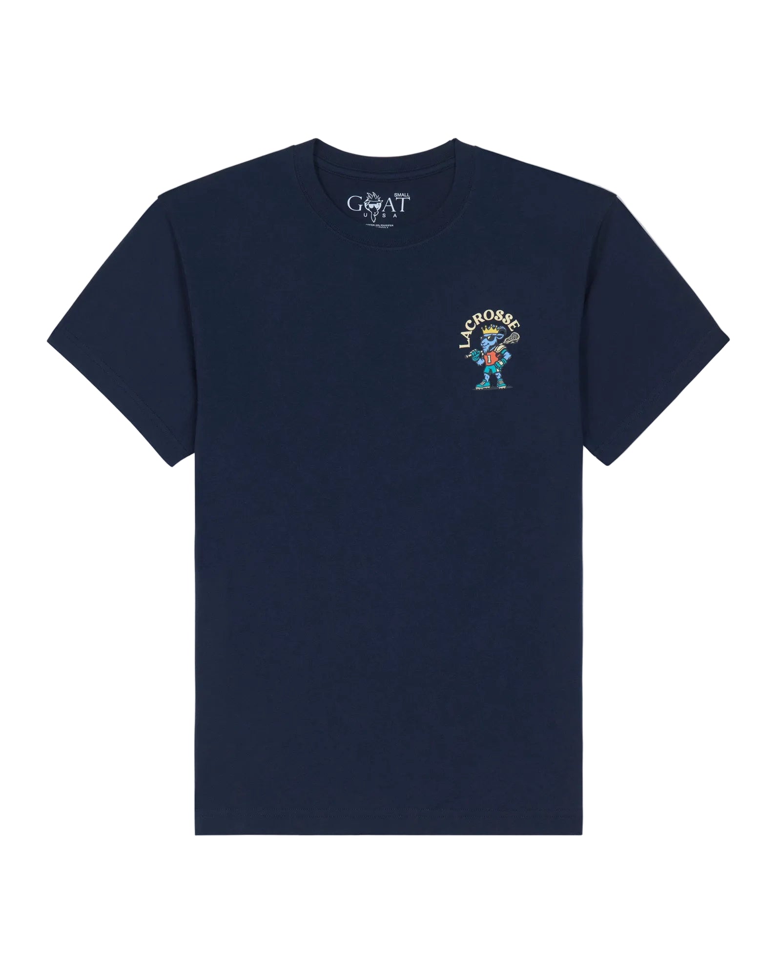GOAT USA Lacrosse Most Valuable Goat T-Shirt - Navy Blazer