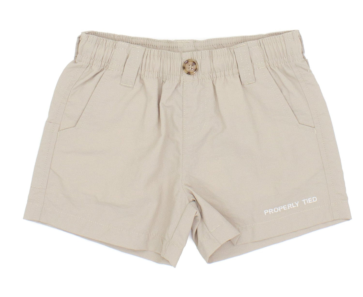 Properly Tied Boys Mallard Shorts - Khaki