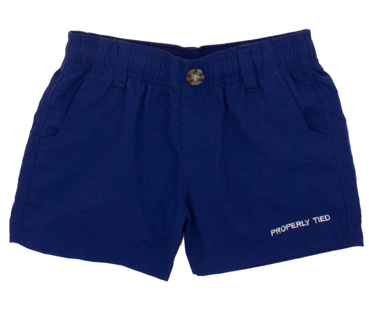 Properly Tied Boys Mallard Shorts - Marine Navy