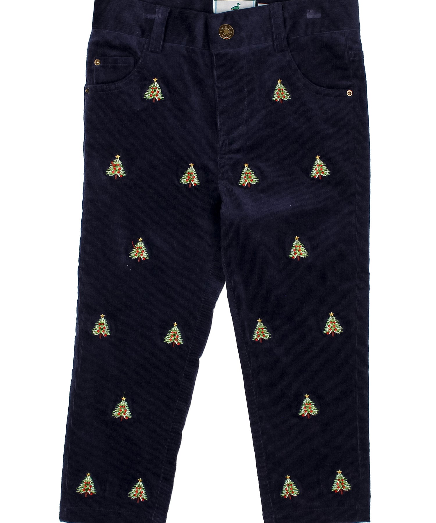 Properly Tied Navy Christmas Tree Tinsel Pant
