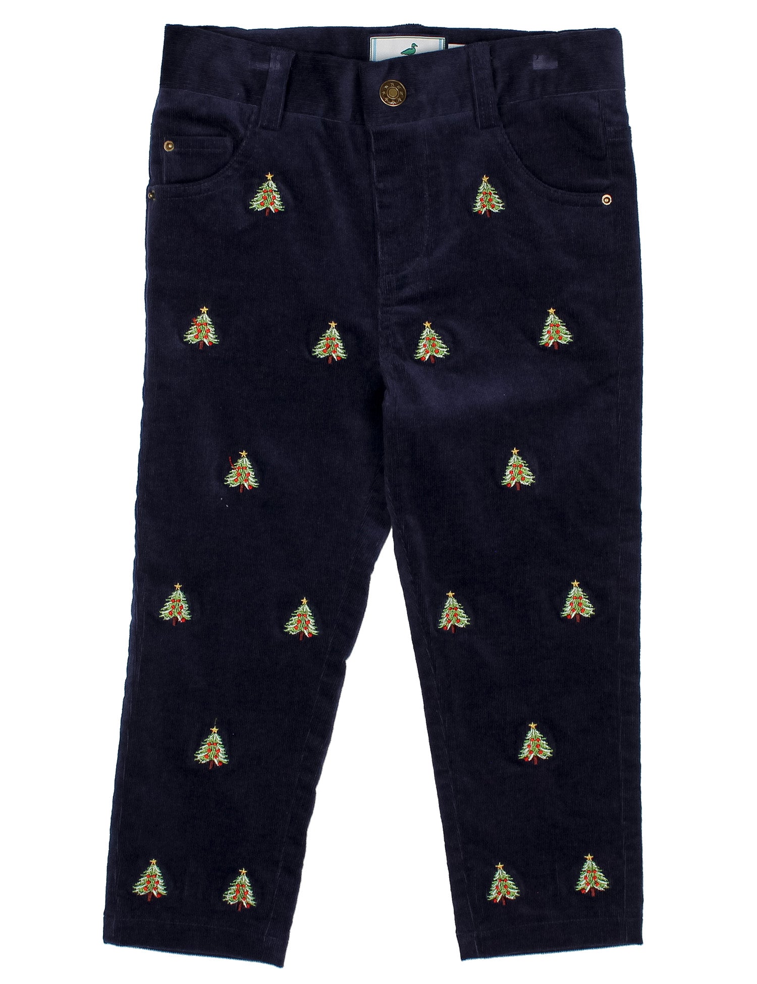 Properly Tied Navy Christmas Tree Tinsel Pant