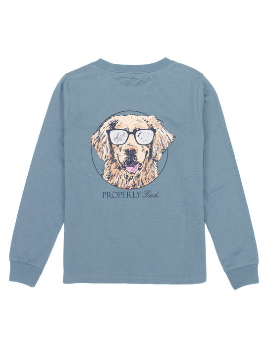 Cool Dog Long Sleeve Tee Shirt