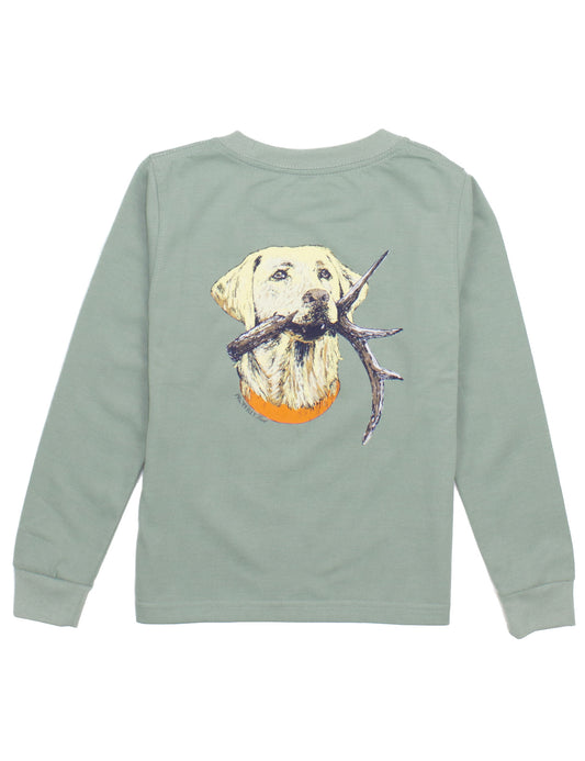 Properly Tied Antler Lab Long Sleeve Tee - Sage