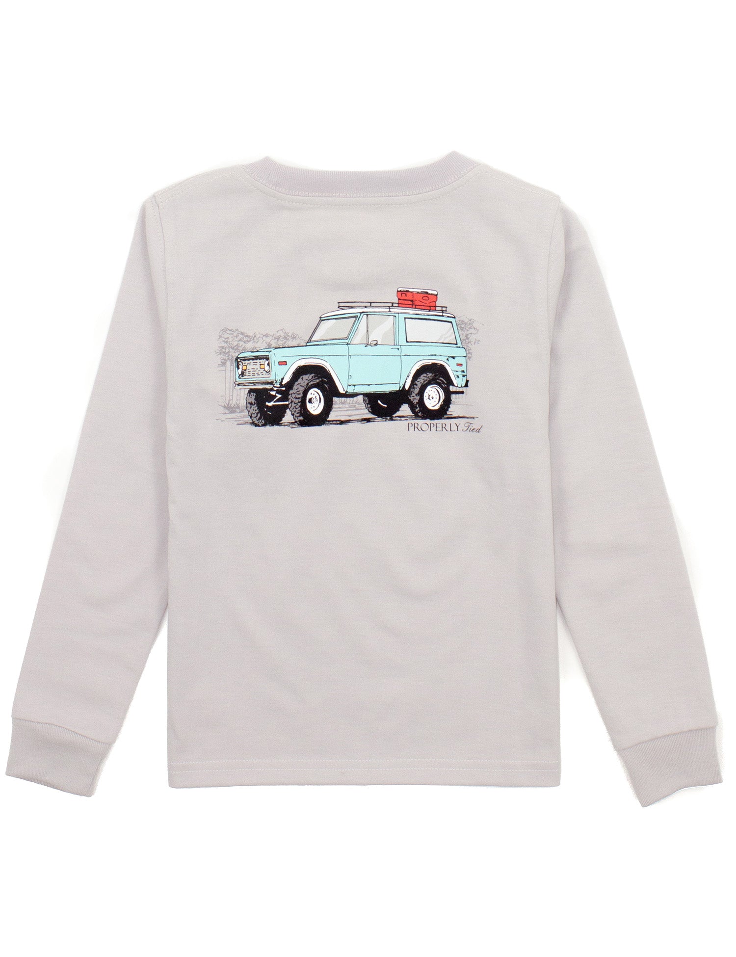 Properly Tied 4x4 Long Sleeve Tee - Ice Gray