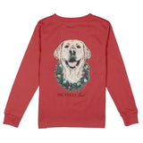 Properly Tied Deck The Paws Long Sleeve Tee - Cabernet