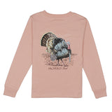 Properly Tied Gobbler Long Sleeve Tee - Peach