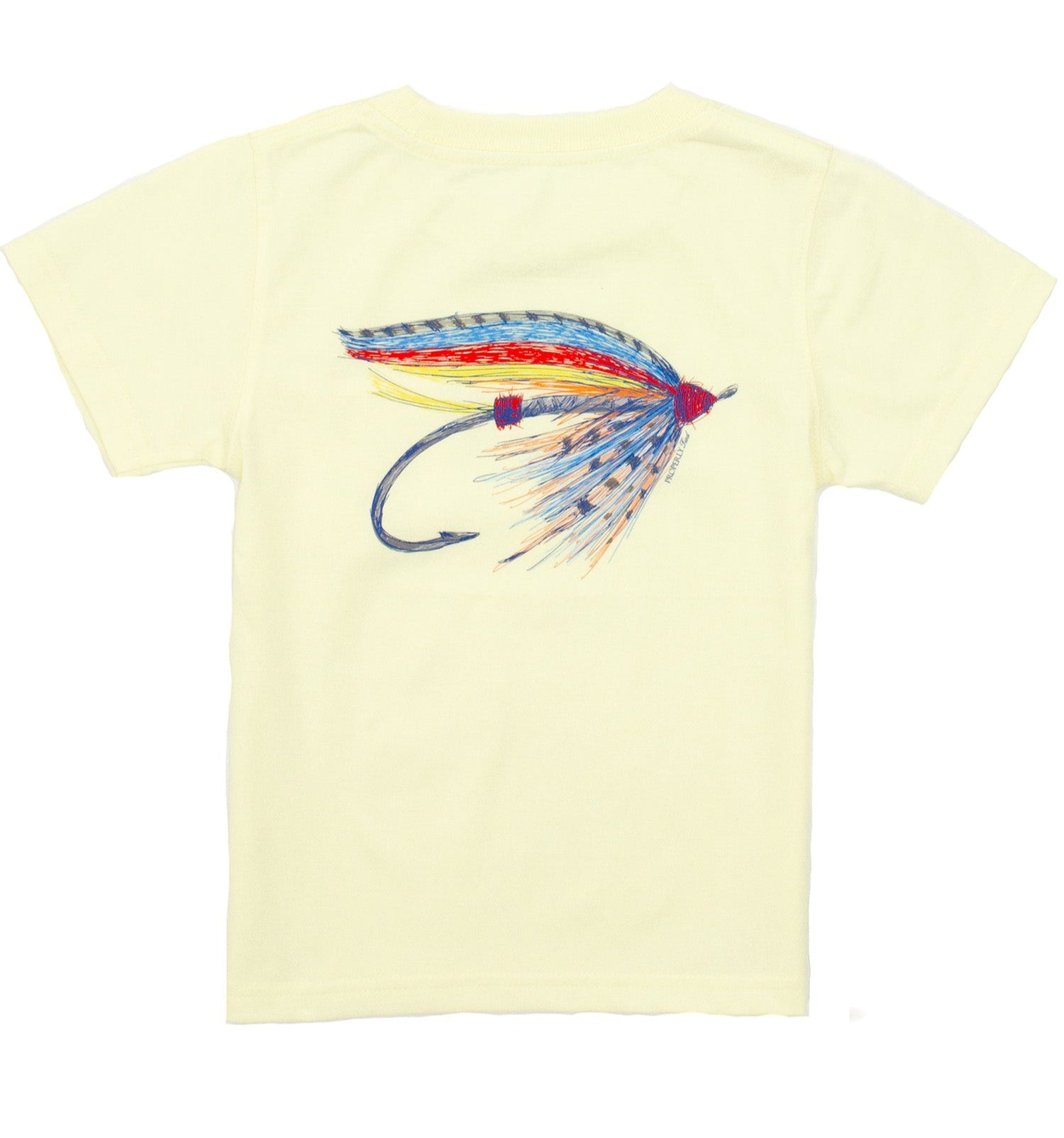 Properly Tied Let It Fly Short Sleeve Tee- Light Yellow