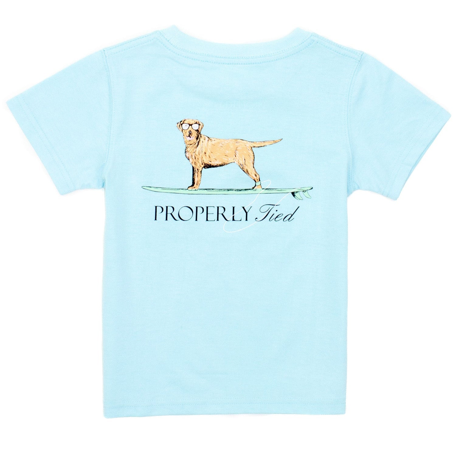 Waverider Short Sleeve Tee- Powder Blue