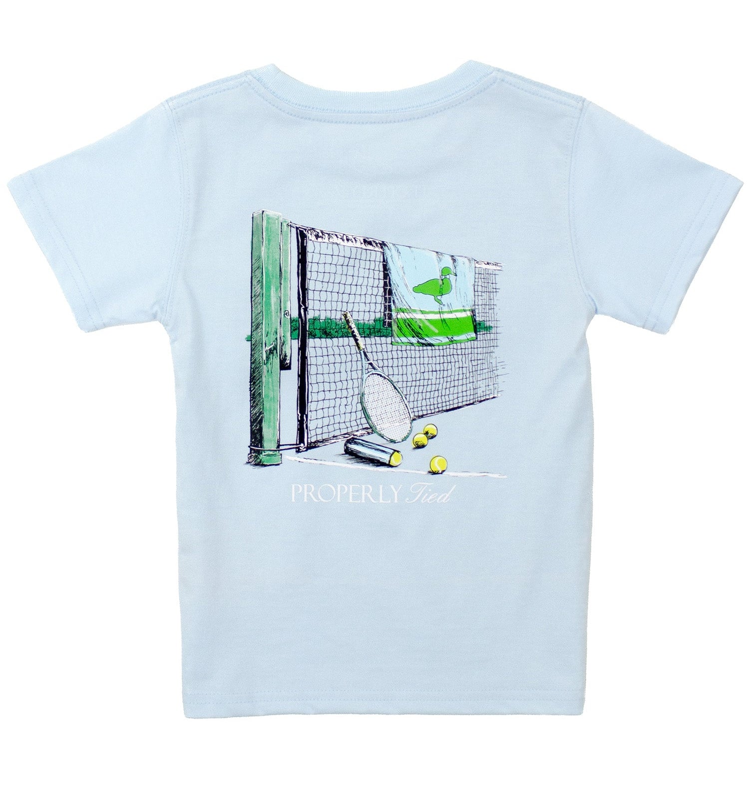 Properly Tied Courtside Short Sleeve Tee- Periwinkle