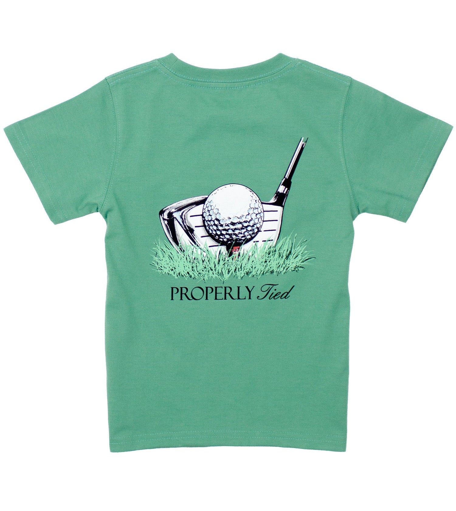 Properly Tied Driver Short Sleeve Tee- Ivy