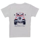 Properly Tied Rod Runner Short Sleeve Tee- Ice Grey