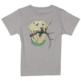 Properly Tied Antler Lab Short Sleeve Tee- Ice Grey