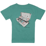 Properly Tied Tackle Box Short Sleeve Tee- Teal