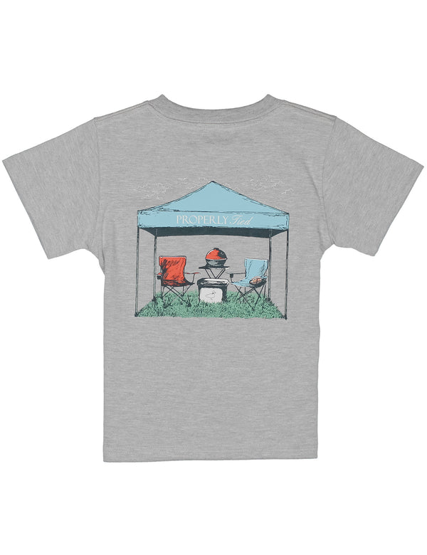 Tailgate Short Sleeve Tee - Light Heather Gray