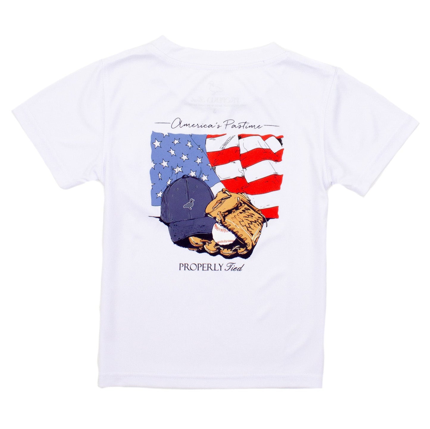 Properly Tied America's Pastime Short Sleeve Performance Tee