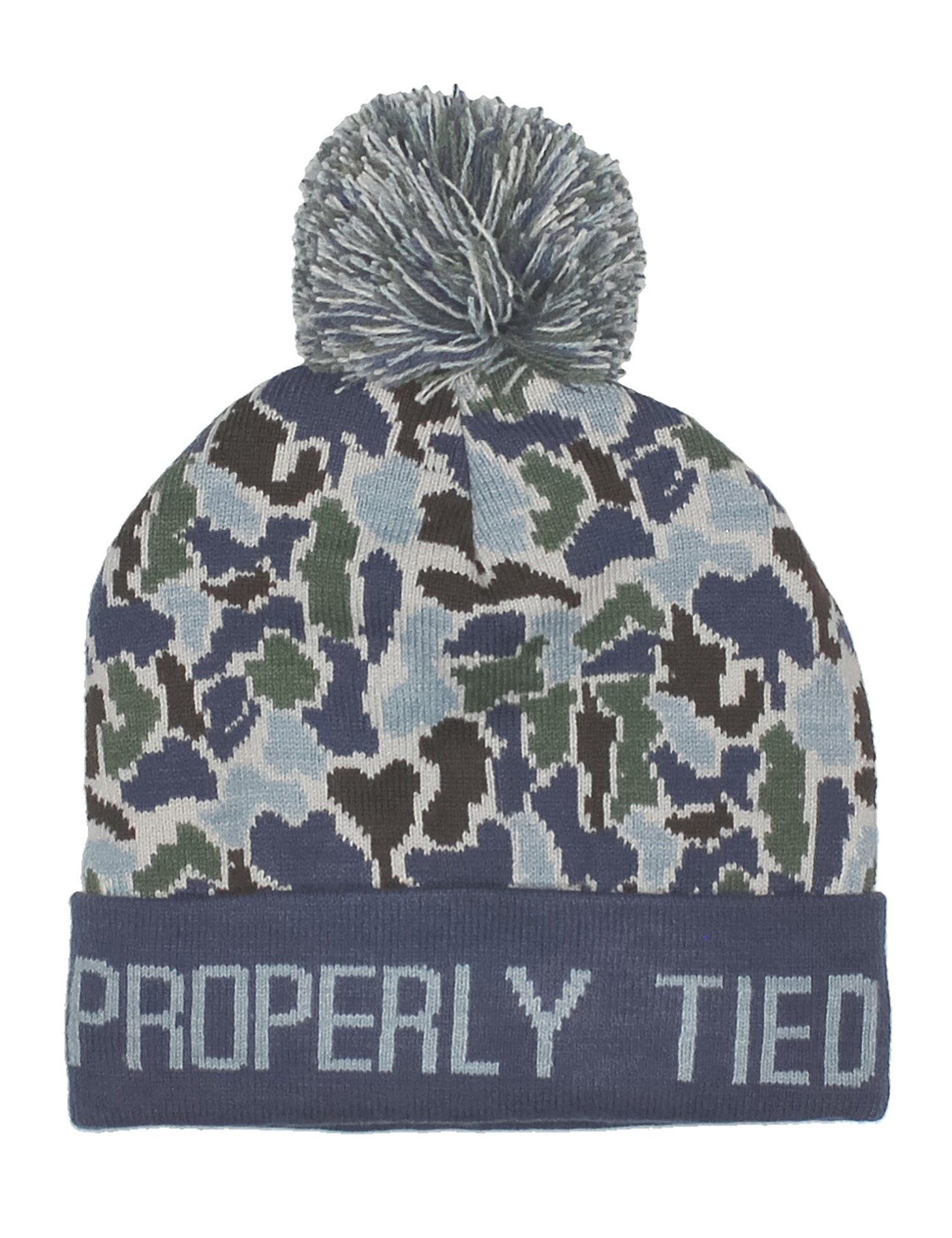 Properly Tied Boy's Breck Beanie- Terra Camo