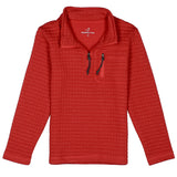 Properly Tied Delta Pullover- True Red