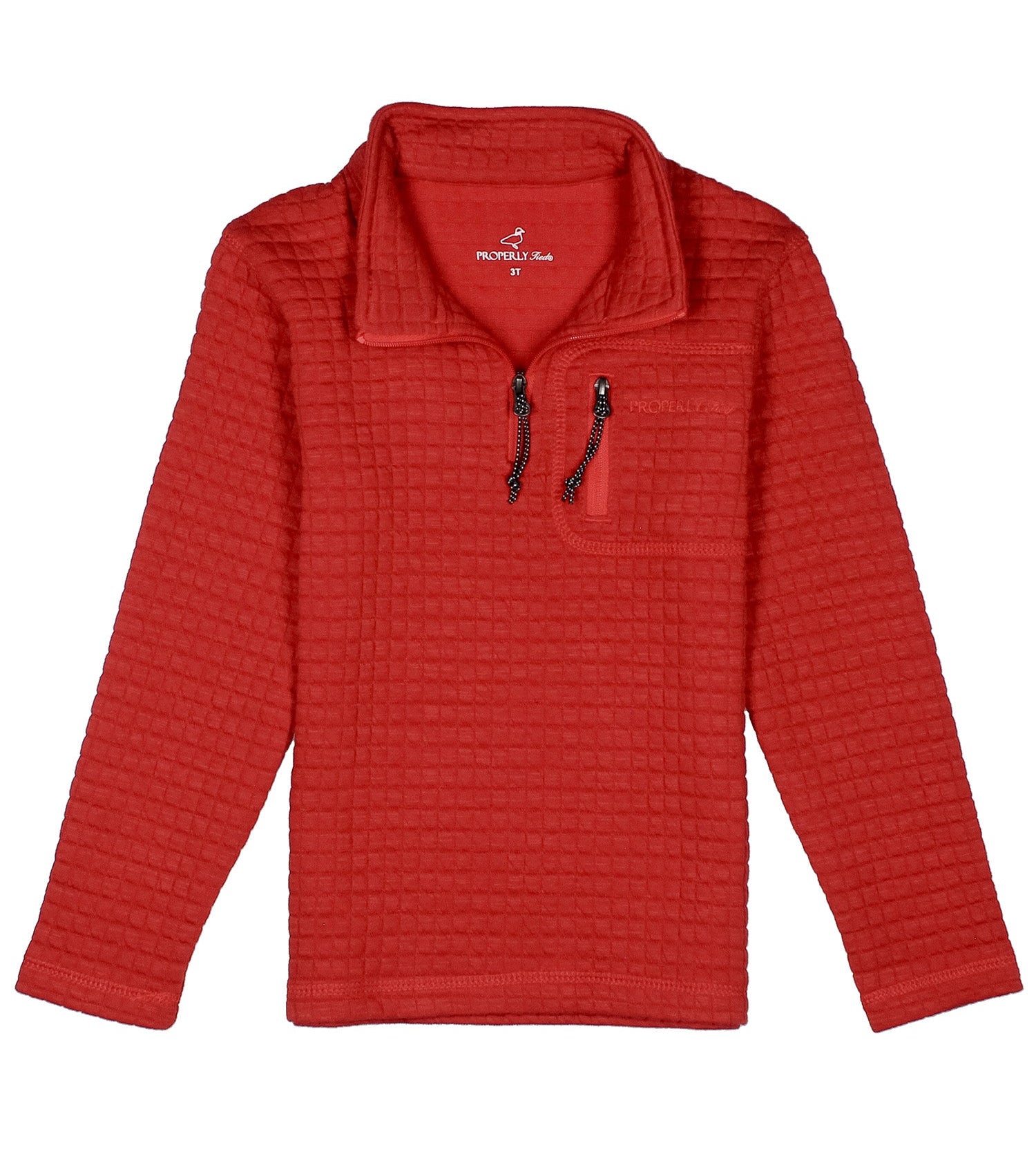 Properly Tied Delta Pullover- True Red