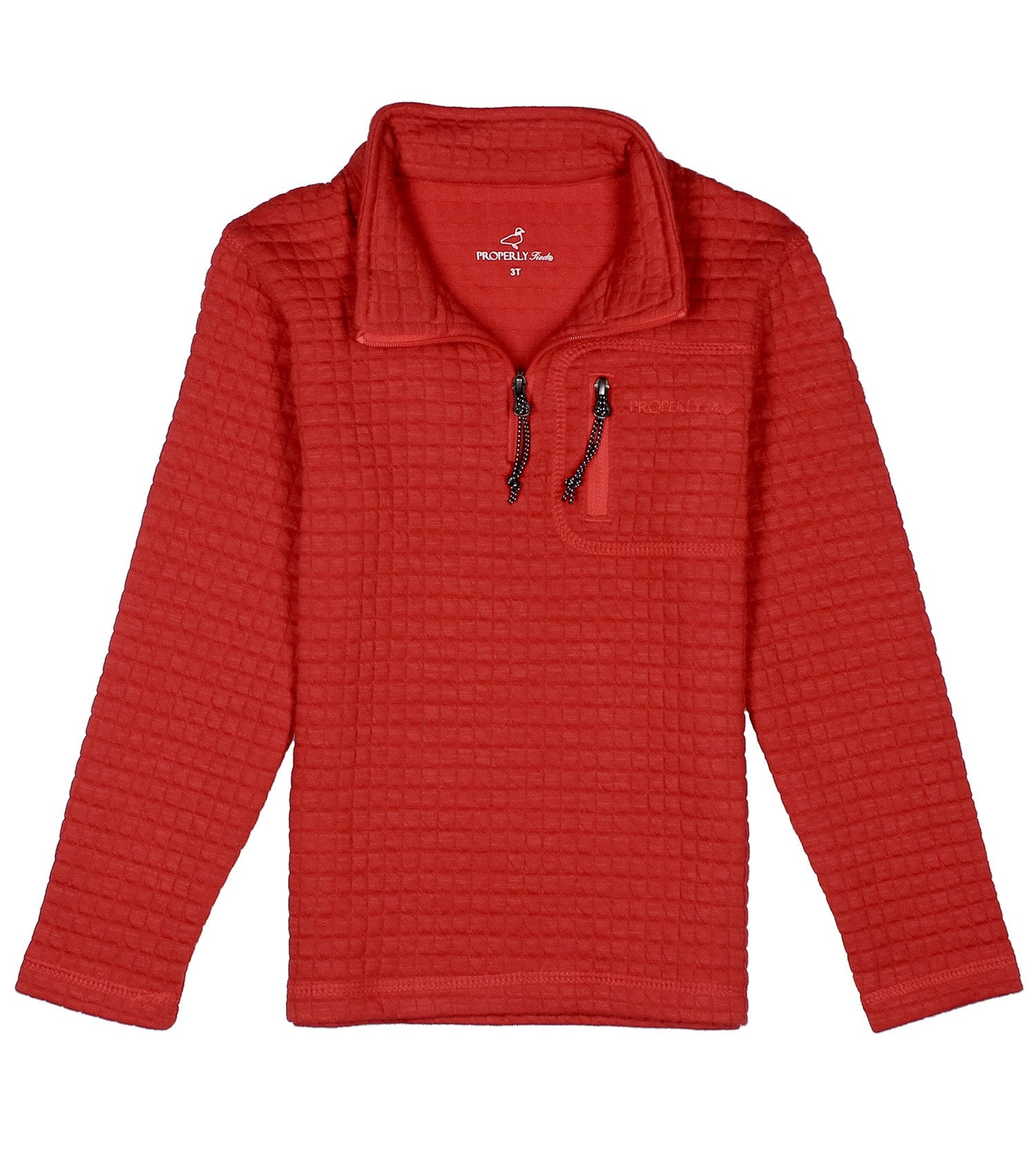 Properly Tied Delta Pullover- True Red