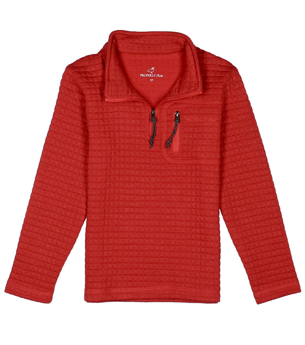 Delta Pullover- True Red