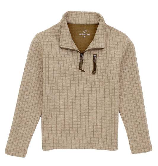 Properly Tied Boy's Delta Pullover - White Oak