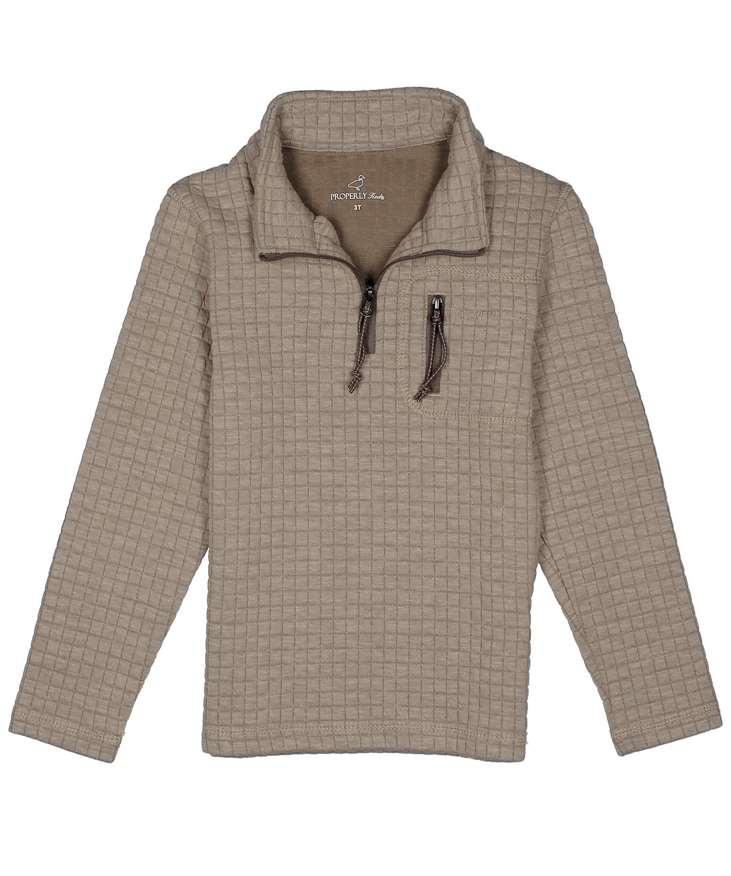 Properly Tied Delta Pullover- White Oak