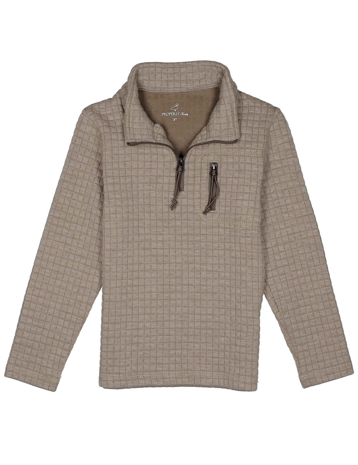Properly Tied Delta Pullover- White Oak