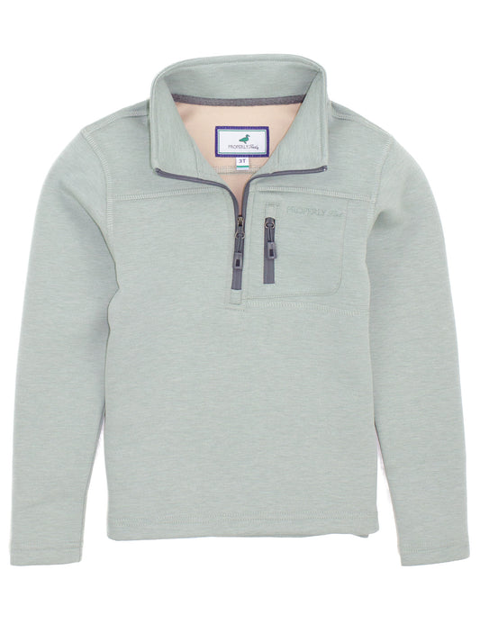 Properly Tied Boy's Arctic Pullover - Sage Green