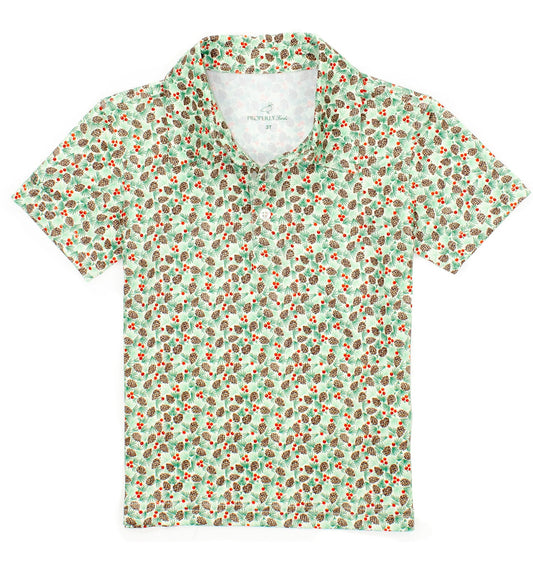 Properly Tied Inlet Polo- Winter Pine