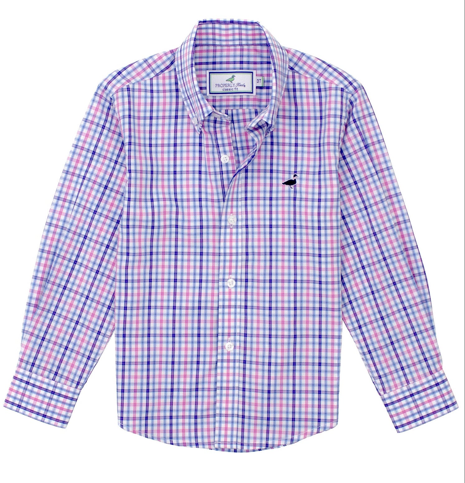 Properly Tied Seasonal Sportshirt- Blueberry