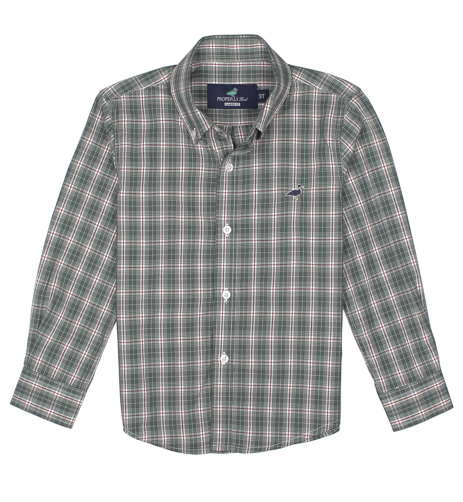 Properly Tied Seasonal Sportshirt- Mistletoe