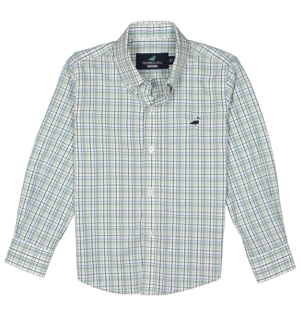Seasonal Sportshirt- Sage Stream