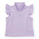 Lila and Hayes Ellie Girls' Sleeveless Performance Top- Lavender