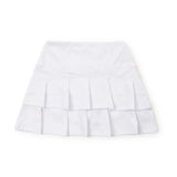 Lila and Hayes Margot Girls' Performance Skirt- White