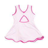Lila and Hayes Taylor Girls' Performance Dress- Cotton Candy Pink