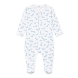 Magnolia Baby Choo Choo Train Print Footie