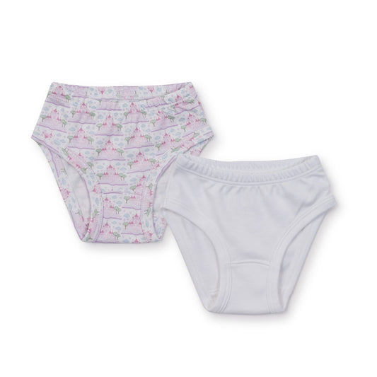 Lila and Hayes Lauren Girls' Underwear Set - Fairy Tales & White