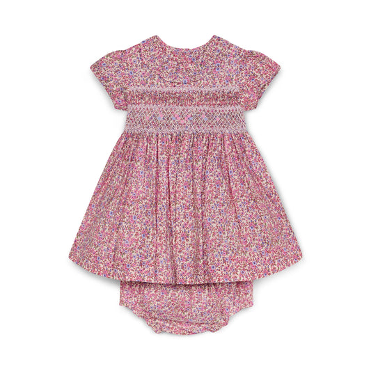 Question Everything Floral Smocked Baby Dress