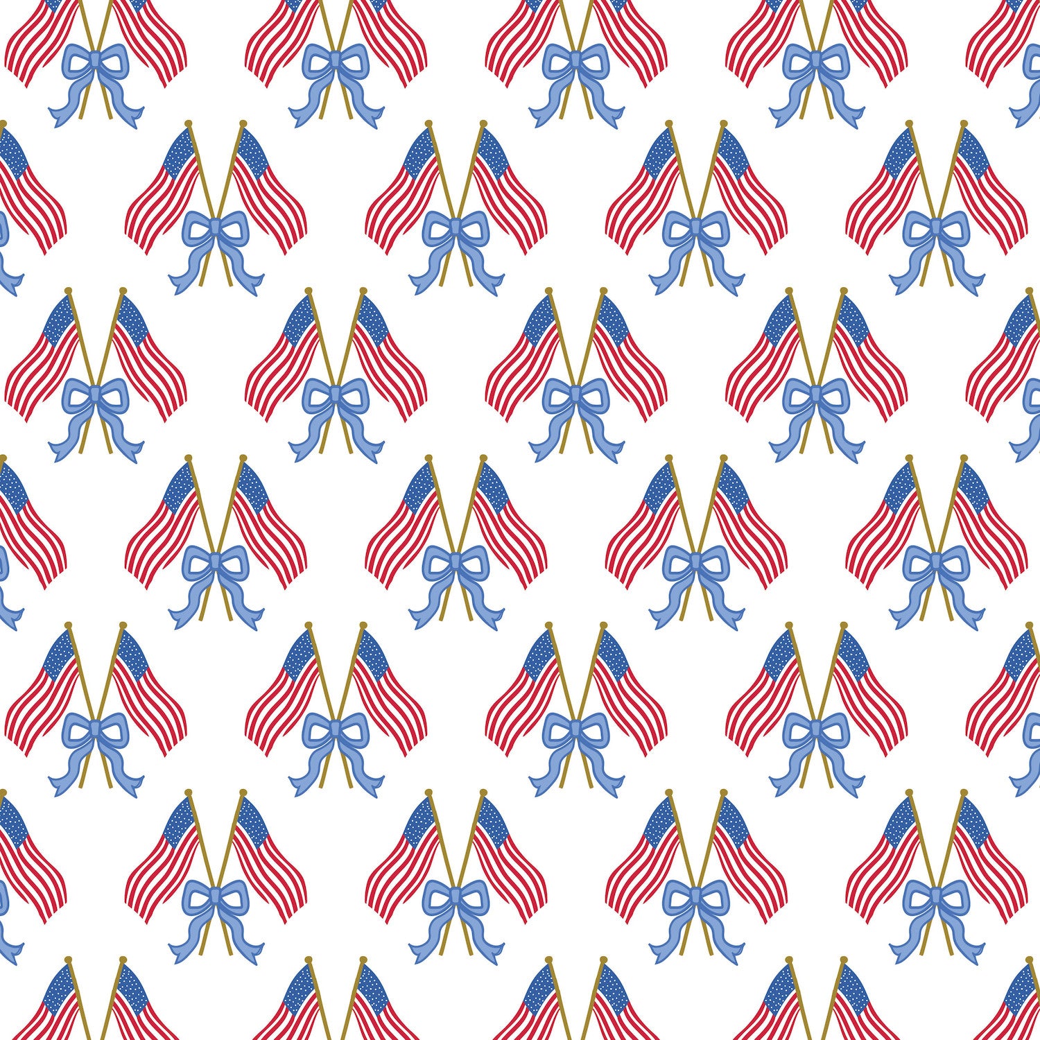 Emery Girls' Short Set - Stars, Stripes and Bows