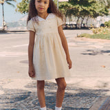 Lemon Stripe Liliana Girl Dress